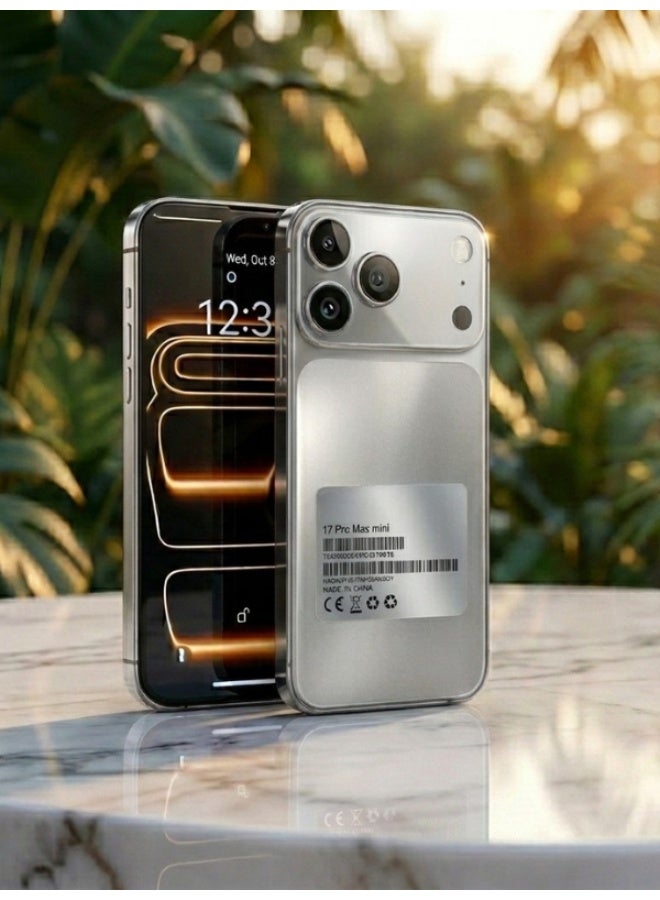 techno sky 17 Pro Max mini 5G Smartphone - 5.5" FullHD, 16GB RAM + 1TB Storage, AI Camera 23MP, 4000mAh, Android 15 - Image 1