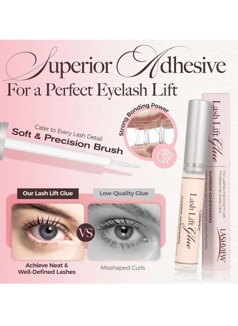LASHVIEW LASHVIEW Lash Lift Kit, Eyelash Perm Kit, Professional Eyelash Curling Lash Extension Set,Lash Curling, Semi-Permanent Curling Perming Wave Suitable For Salon  - Image 3