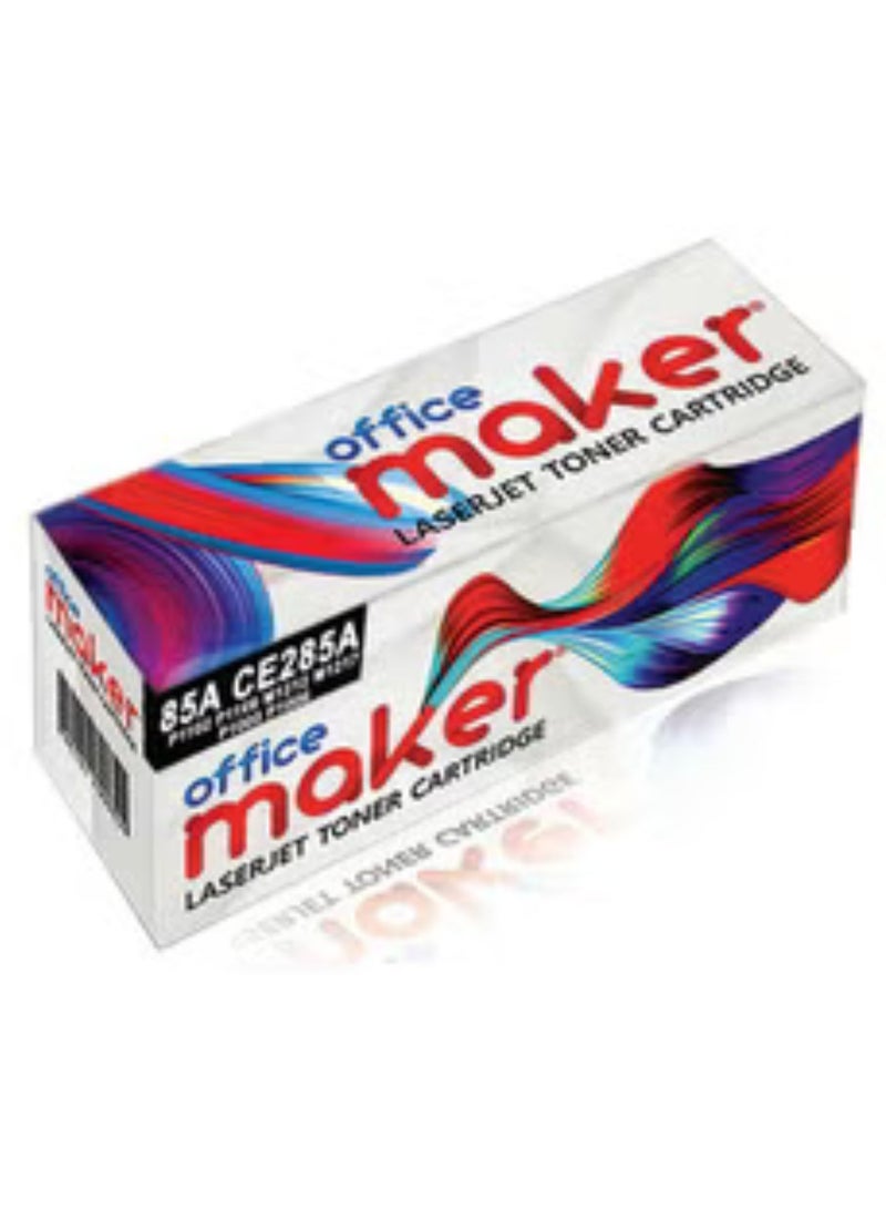 Office Maker 85A CE285A Laserjet Toner Cartridge for 85A CE285A Printer Black - Image 2