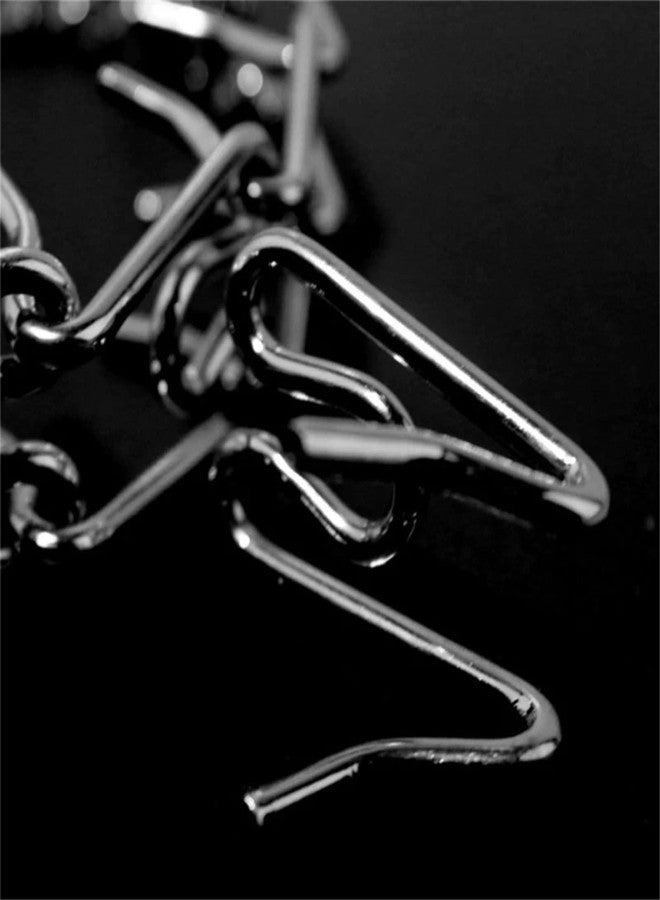 LINYUEARUI 7PACK Extra Links 2.25mm for Dog Collar,Prong Collar for Dogs,Pinch Collar, Prong Collar for Dogs 2.25,Dog Collar Extender,Steel Chrome Plated Dog Training Collar Links(Silver) - Image 5