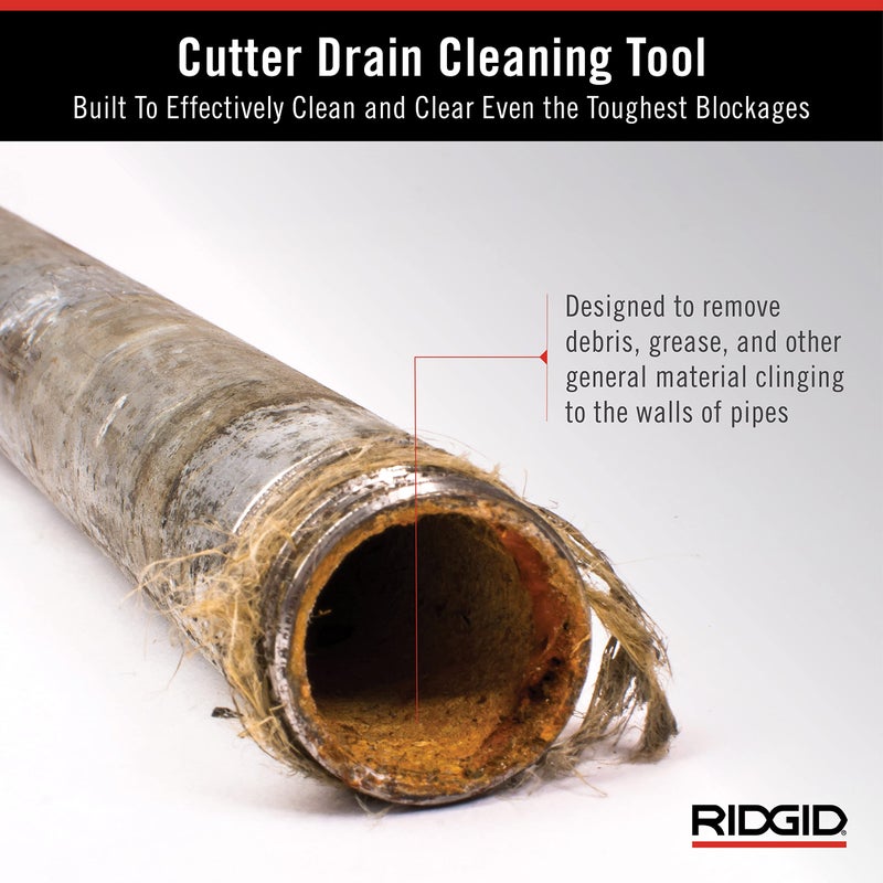 RIDGID 52822 Model T-232 H-D 3" "C" Cutter Cable Coupling Drain Cleaning Tool - Image 3
