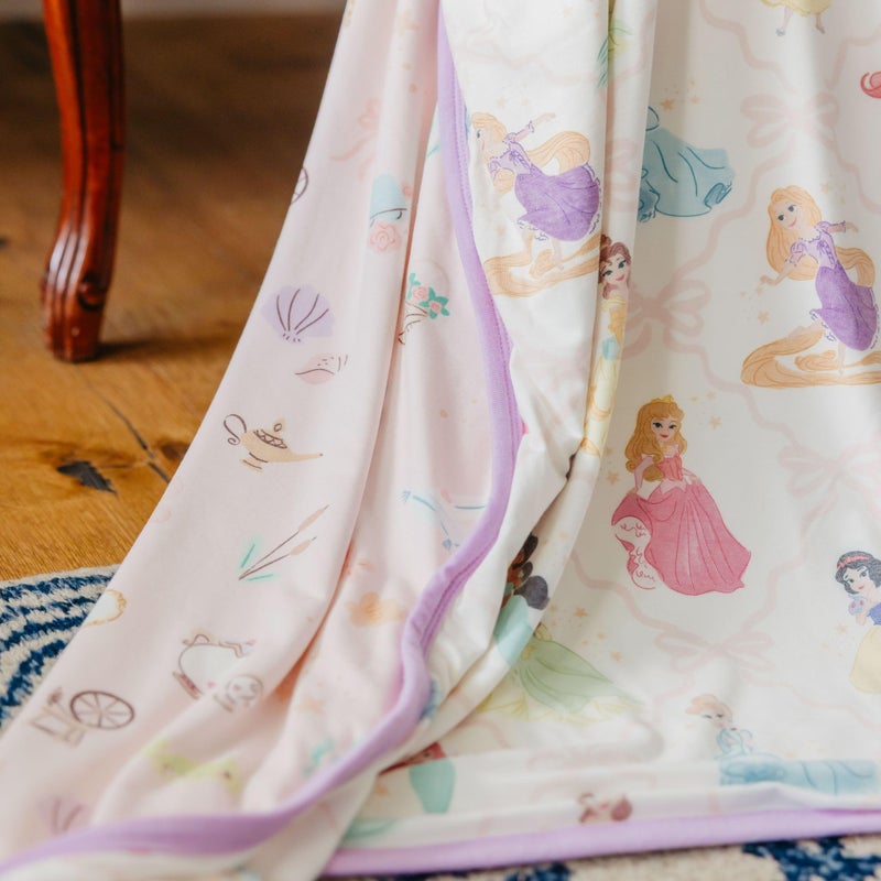 Copper Pearl Jumbo Premium Knit 3 Layer Stretchy Throw Blanket Disney Princess - Image 4