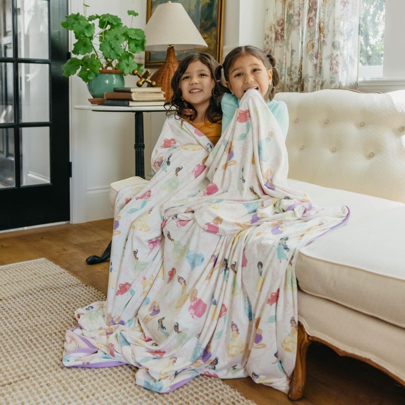Copper Pearl Jumbo Premium Knit 3 Layer Stretchy Throw Blanket Disney Princess - Image 3