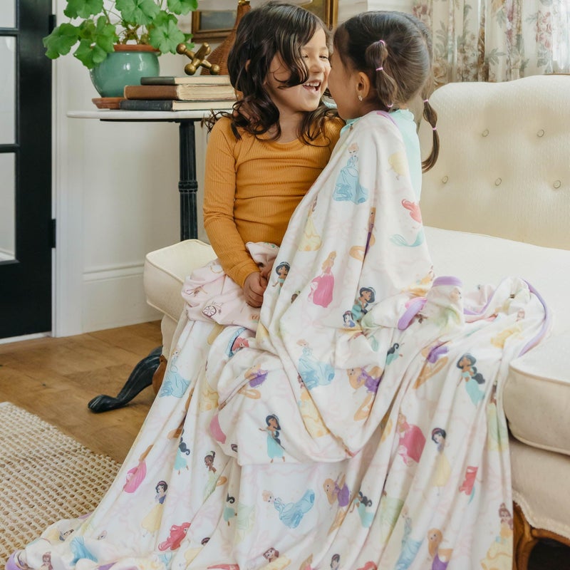 Copper Pearl Jumbo Premium Knit 3 Layer Stretchy Throw Blanket Disney Princess - Image 2