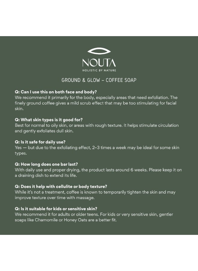 Nouta Ground & Glow – Coffee Soap - Image 5
