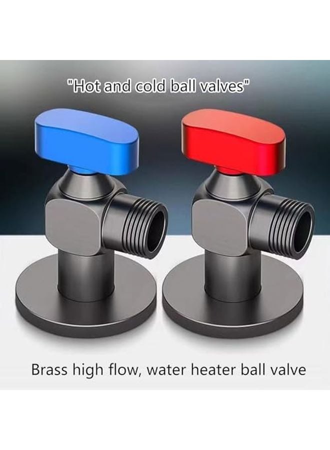 صمامات كرة مانع سخان الماء تحكم بسيط تركيب للماء الساخن والبارد لون سي - Image 4