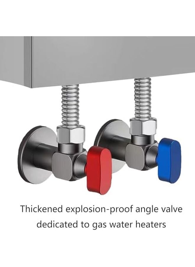 صمامات كرة مانع سخان الماء تحكم بسيط تركيب للماء الساخن والبارد لون سي - Image 3