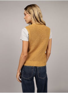 American Eagle Casual Button-Up Vest Sweater  - Image 2