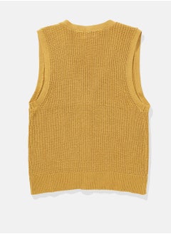 American Eagle Casual Button-Up Vest Sweater  - Image 4
