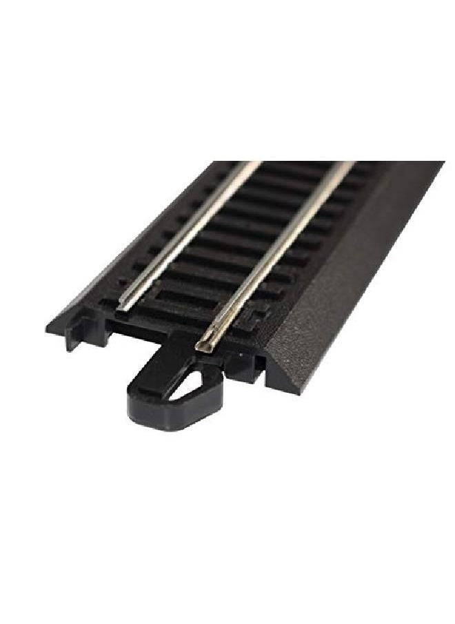 Bachmann Trains Snapfit Ez Track Remote Turnout Right (1/Card) Steel Alloy Rail With Black Roadbed Ho Scale  - Image 4