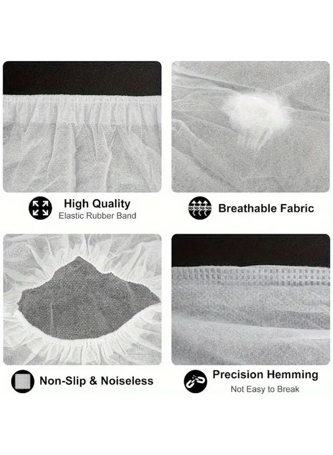 150pcs Non Slip Silent Plastic Shoe Covers Durable Floor Protection For Home Work Travel - Image 4