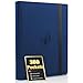 Fabmaker Premium 9 Pocket Card Binder for 360 Cards Fabmaker PU Cover Trading Card Binder Sturdy Card Collection Album Sleek Card Holder Folders for Game Cards Sports Cards Navy Blue - Image 3