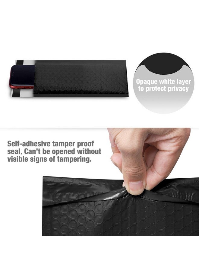 Fuxury Bubble Mailers 4X8 Inch 50Pcs Black Bubble Envelopes Selfseal Adhesivewater Resistancestrong Padded Envelopes For Small Items Small Business Shipping Bags Packaging Mailing Bulk000  - Image 3