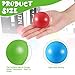 Civaner 12 Pieces Multi Colored Plastic Replacement Balls Small Bulldozer Popper Toy Balls 175 Inch Soft Crush Proof Air Filled Ocean Ball for Toddlers Classic - Image 2