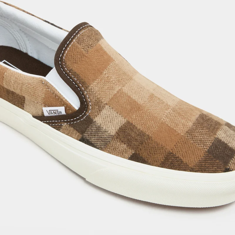 Vans Brown Classic Slip-On Unisex Shoes  | Best Price UAE