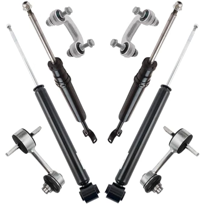 TRQ Front And Rear Suspension Kit Shock Absorber Sway Bar Stabilizer Link Compatible With 20022006 Audi A4 A4 Quattro - Image 2