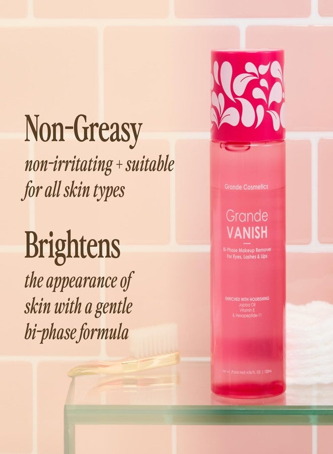 Grande Cosmetics Makeup Remover, Removes Water & Oil Based Makeup, Long-Wear & Waterproof Makeup Vanish - Image 4