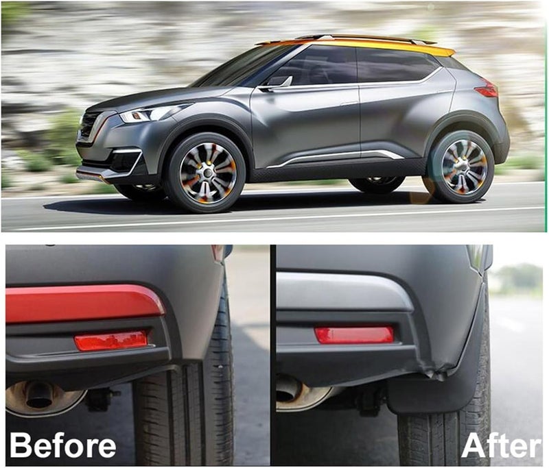 Wivplex 4pcs Car Molded Mud Flaps for Nissan Kicks P15 - Image 3