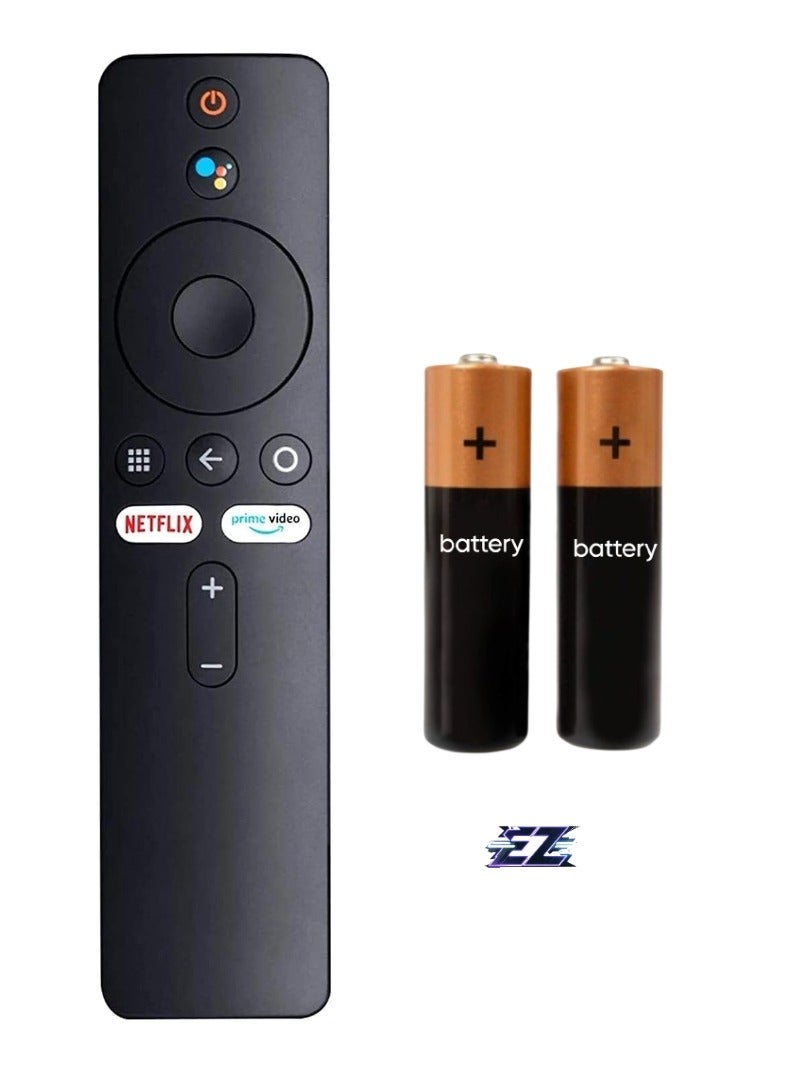 PopZa Remote Control Compatible with Mi Horizon FHD Android LED TV 4A (L43M6-EI, L40M6-EI) with Netflix and Prime Video Function – Also Works with Mi Android Box and Mi TV Stick WITH BATTERY - Image 1