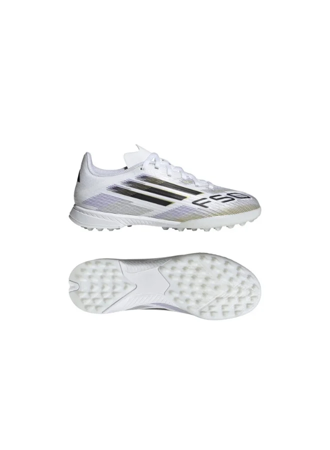 Adidas Adidas F50 League Tf J U White Football/Soccer Shoes For Kids