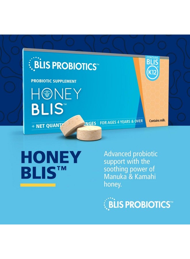 BLIS HoneyBlis Oral Probiotic Throat Lozenges with Soothing Manuka Honey K12 Probiotics (1 Billion Cfu) to Support Immunity & Soothe Sore Throats, 16 Lozenges - Image 2