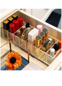 Generic Plastic Cable Management Box with 10 Wire Ties Clear Power Cord Organizer with 8 Compartments Electronics Organizer for Office Home Use Desk Accessories Storage for Stationery Supplies  - Image 5