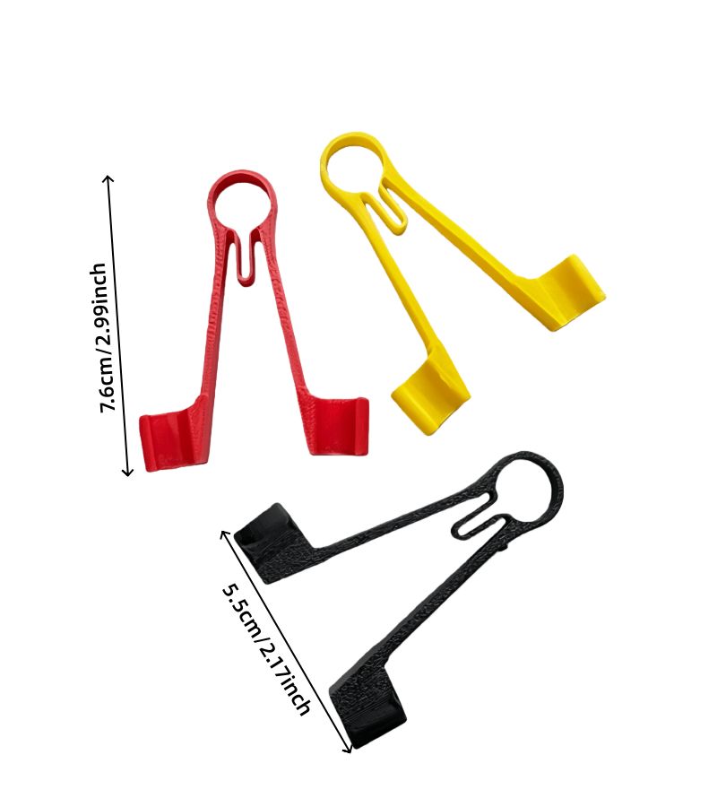 4pcs Heavy Duty Single Hand Test Probe Holder Clamp Black Non Slip Stable Pointer For Meter Device Adjustment Durable Plastic Compatible Circuit Repair Field Testing Tool - Image 3