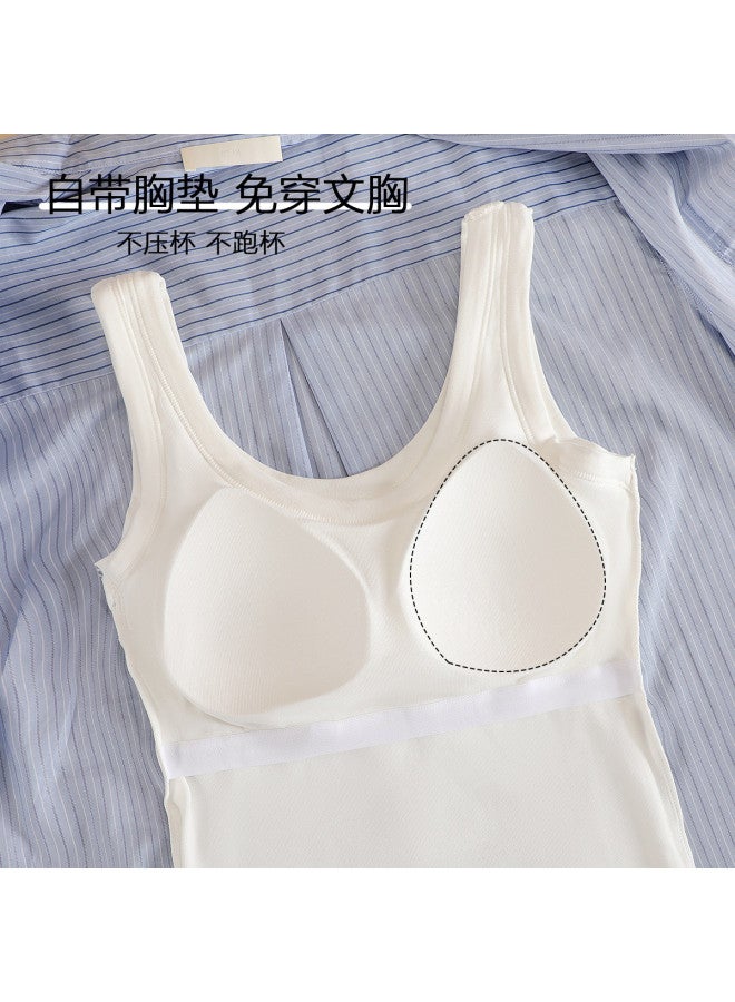 Top melon Wide Strap Outerwear Camisole For Women, Slimming And Back-Enhancing Undershirt - Image 5