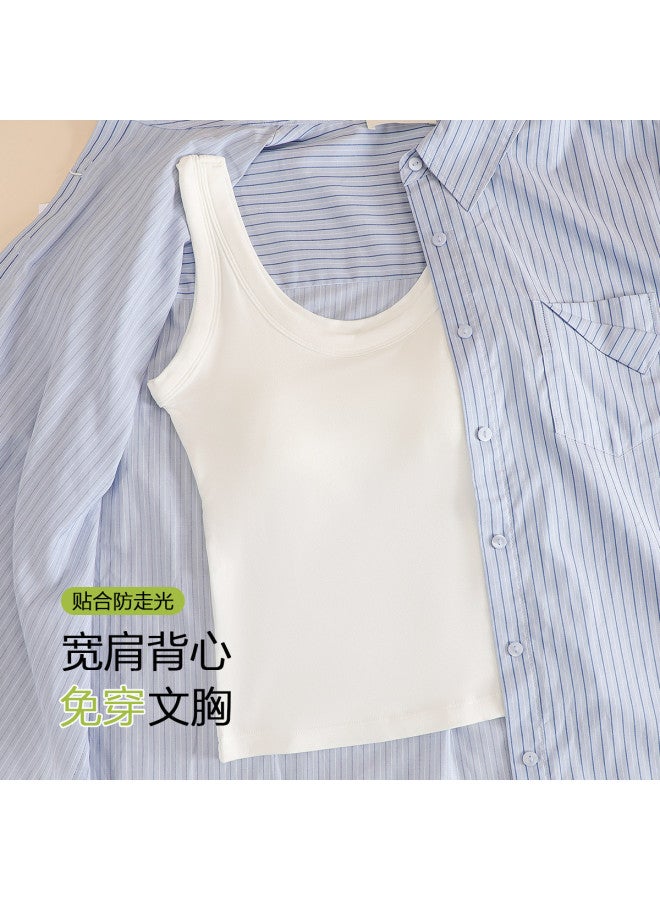 Top melon Wide Strap Outerwear Camisole For Women, Slimming And Back-Enhancing Undershirt - Image 2
