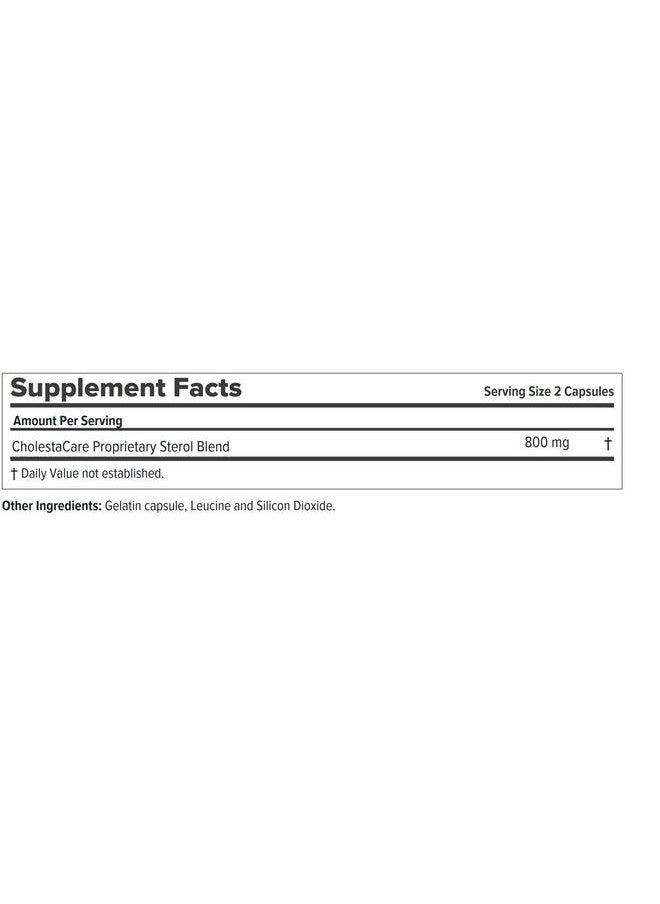 Andrew Lessman - Cholestacare 60 Capsules Natural Cholesterol Management. Unique Natural Phytosterol Blend. Supports Healthy Total Cholesterol And Ldl Cholesterol Levels. Easytoswallow Capsules. - Image 1