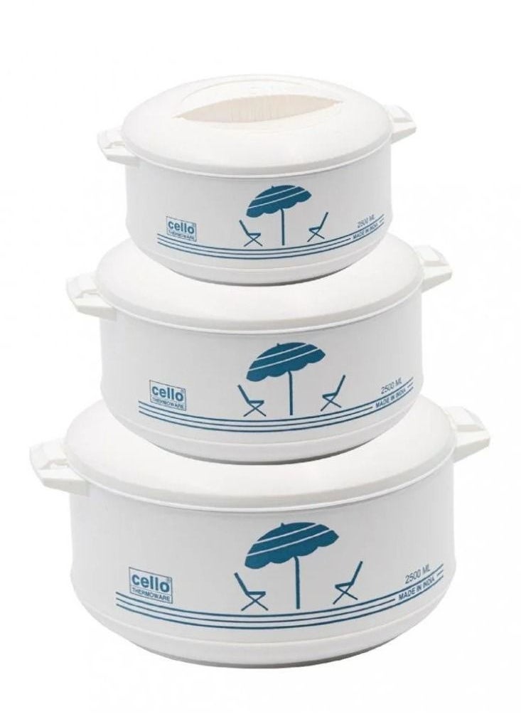 BASURRAH - Cello Food Container Set - 3 Pieces - Perfect Food Preservation - Image 1