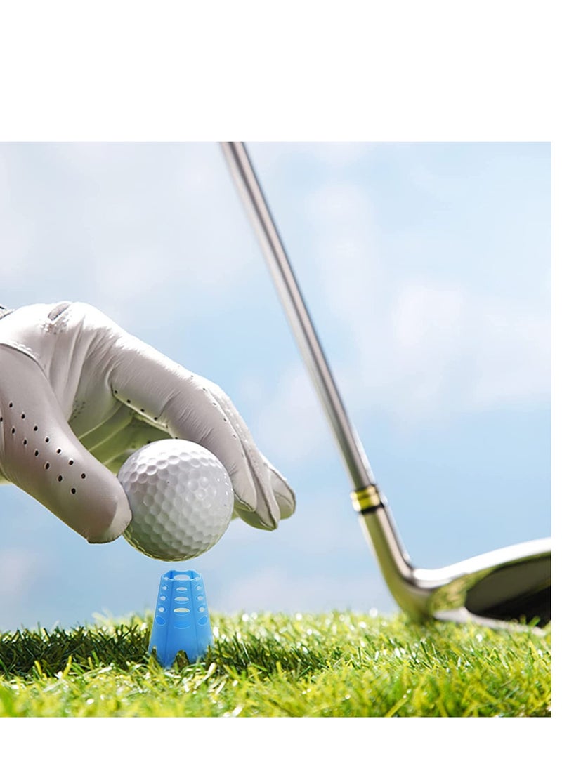 Excefore Plastic Golf Tees 16Pcs Golf Simulator Tees for Home Outdoor Indoor Golf Tees Simulator Practice Training Golf Mat Tees for Winter Turf and Driving Range Pack of 8 Tall 8 Small - Image 3