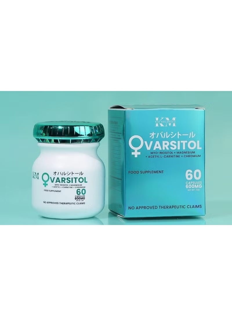 KM OVARSITOL Myo-Inositol Formula for Hormonal Balance & Wellness – 60 Capsules - Image 1