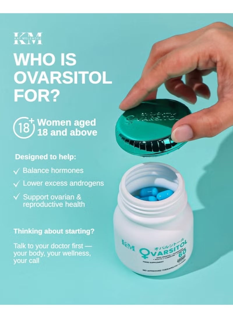 KM OVARSITOL Myo-Inositol Formula for Hormonal Balance & Wellness – 60 Capsules - Image 4