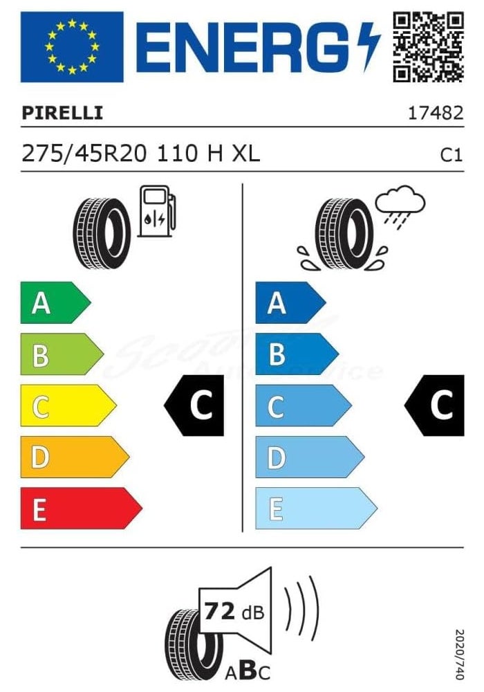 PIRELLI S-ZERO (AO) Tire for Audi Q7 - 275/45R20 - 2025 Model - Image 2