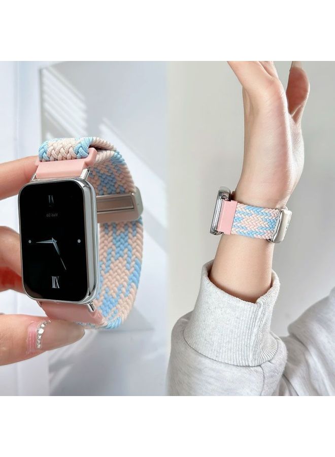 For huawei Fit3 Strap FIT Braided Watchfit2 Loop Magnetic Buckle Elegant Vitality Wristband-Color:Applicable To For huawei Fit3 Generation-space Gray - Image 2