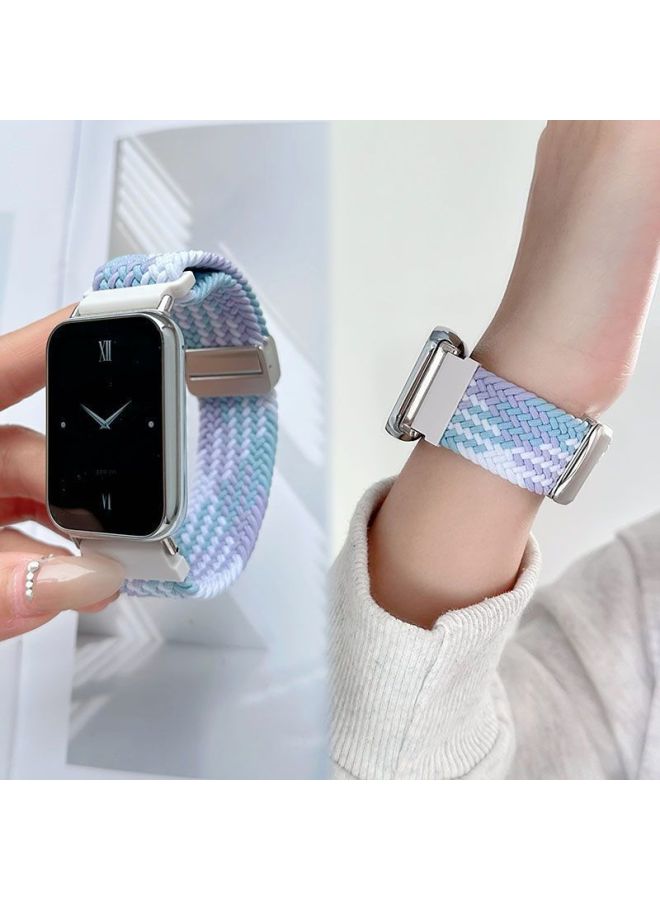 For huawei Fit3 Strap FIT Braided Watchfit2 Loop Magnetic Buckle Elegant Vitality Wristband-Color:Applicable To For huawei Fit3 Generation-space Gray - Image 3