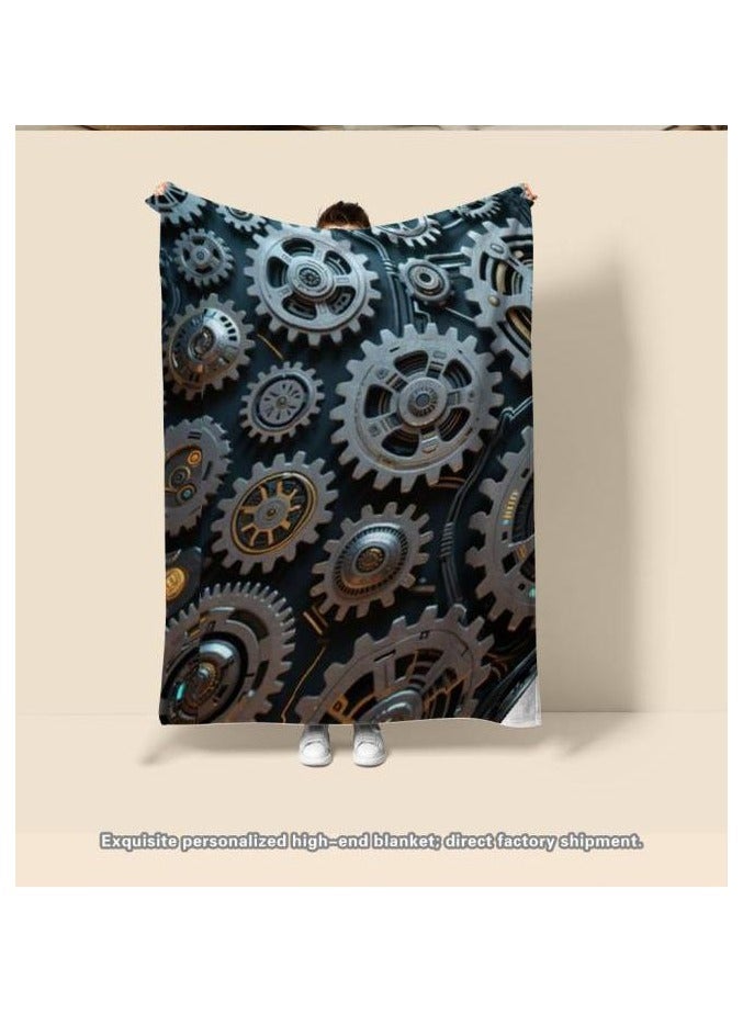 general Flannel thin blanket (warm and comfortable, suitable for sleep, gaming, dust removal and sandproof) 150cm*200cm - 713 - Image 3