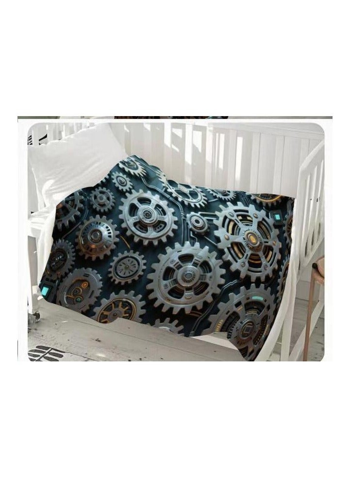 general Flannel thin blanket (warm and comfortable, suitable for sleep, gaming, dust removal and sandproof) 150cm*200cm - 713 - Image 1