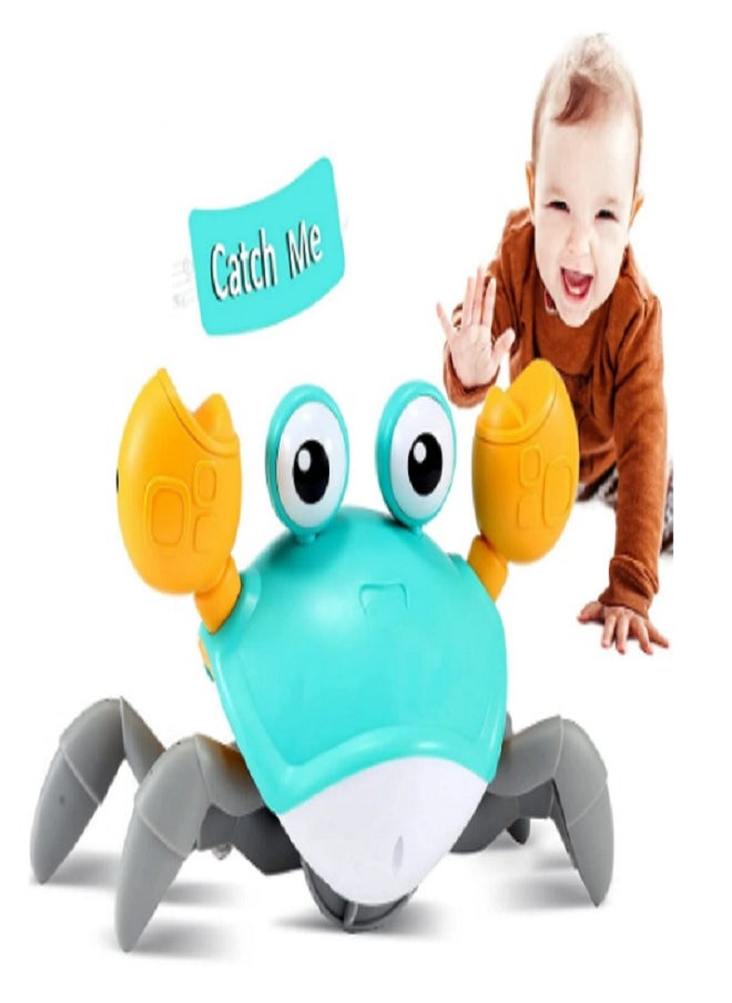 KIDSZONE - Baby Toys Infant Crawling Crab: Tummy Time Toy Gifts Babies Boy & Girl Learning Crawl - Walking Toddler 3 4 5 6 7 8 9 10 11 12 Months Old Interactive Birthday Gift - Image 1
