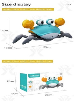 KIDSZONE Baby Toys Infant Crawling Crab: Tummy Time Toy Gifts Babies Boy & Girl Learning Crawl - Walking Toddler 3 4 5 6 7 8 9 10 11 12 Months Old Interactive Birthday Gift  - Image 2