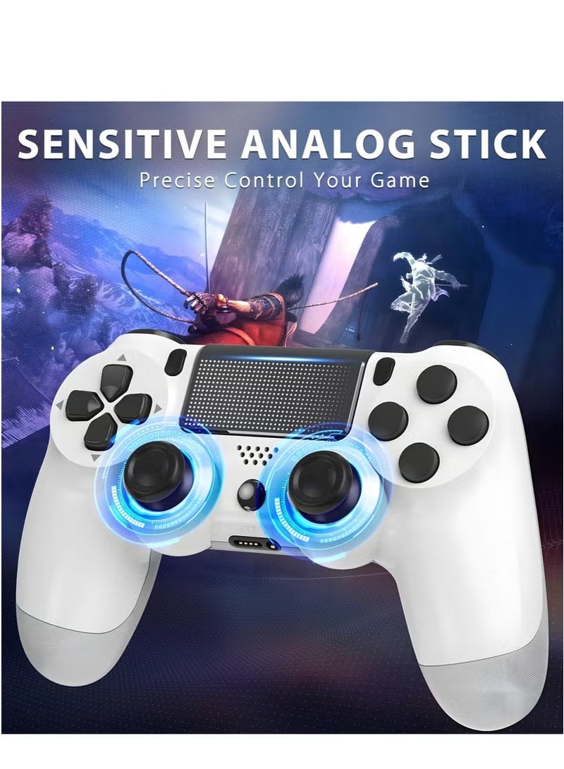 Wireless Controller for Computer Games with Dual Vibration, DualShock Wireless Controller for PS4, Clickable Touchpad and Anti-Slip  - Image 2