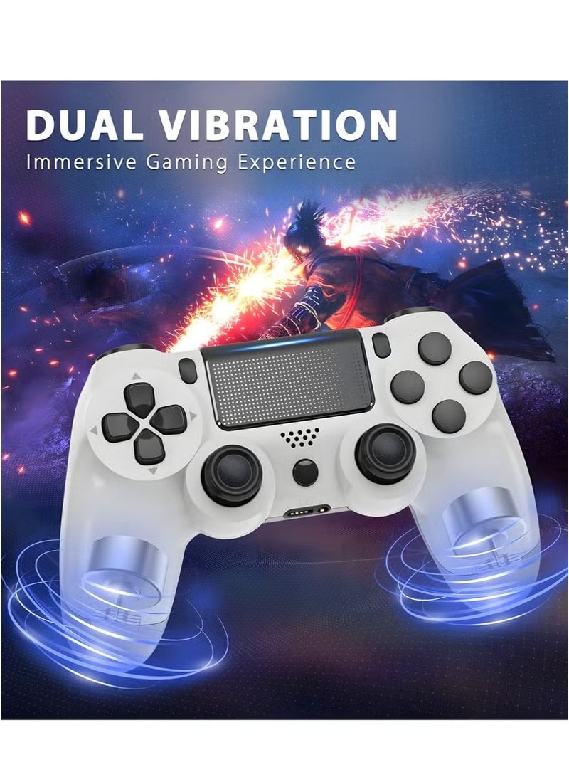 Wireless Controller for Computer Games with Dual Vibration, DualShock Wireless Controller for PS4, Clickable Touchpad and Anti-Slip  - Image 3