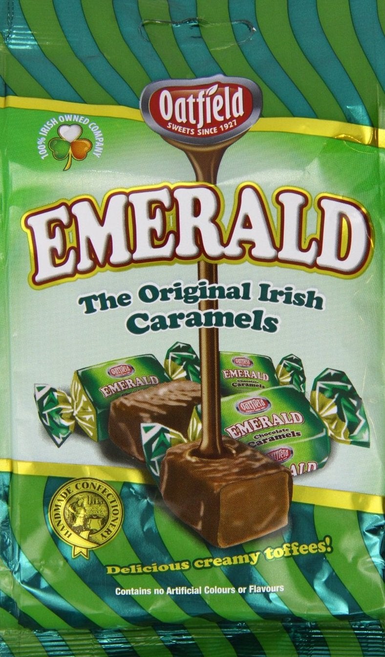 OATFIELD EMERALD ORIGINAL IRISH CARAMELS  SWEETS FROM IRELAND - Image 3