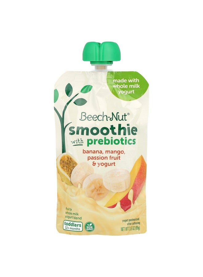 Beech-Nut Smoothie with Prebiotics, Banana, Mango, Passion Fruit & Yogurt, 3.5oz pouch - Image 1