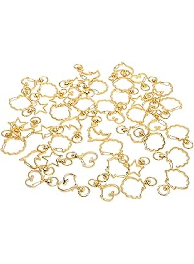 Metal Keychain Craft Set With Lobster Clasp For DIY Necklace Making - Image 1