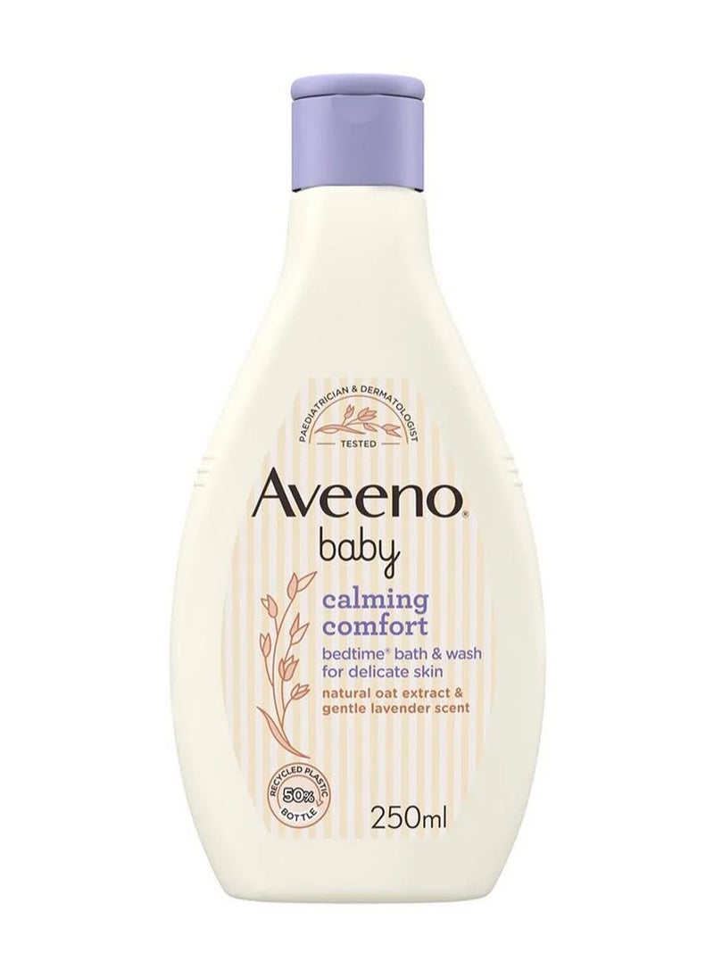 Aveeno Baby Aveeno Baby Calming Comfort Bedtime Bath & Wash, Sulphate-Free, 0M+, Lavender, 250mL 