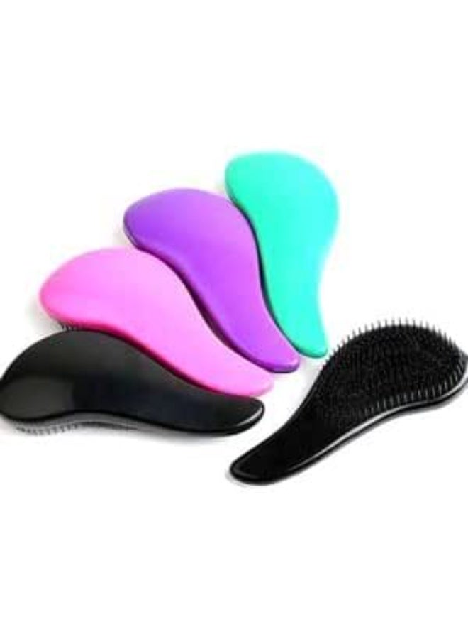 Professional Detangling Hair Brush, Painless Wet and Dry Hair Brush for Women, Men and Kids, Ergonomic Design Multicolor for Quick and Smooth Styling Without Pulling or Breaking-(color may vary) - Image 3