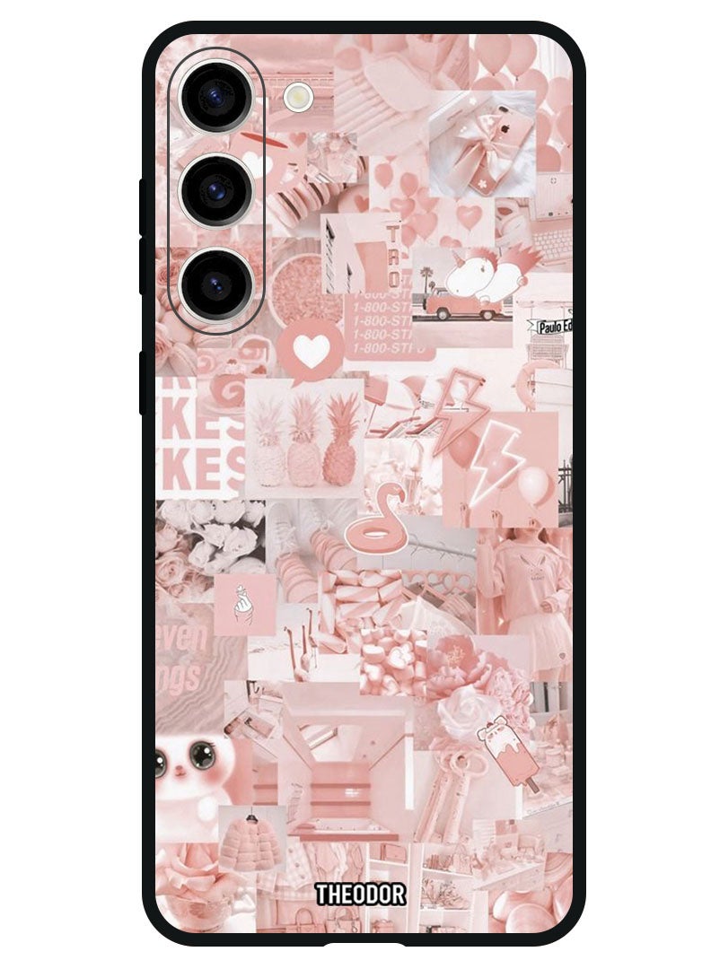 Theodor Protective Case Anti Scratch Shock Proof Bumper Cover For Samsung Galaxy S23 FE Pink Asthetic - Image 1