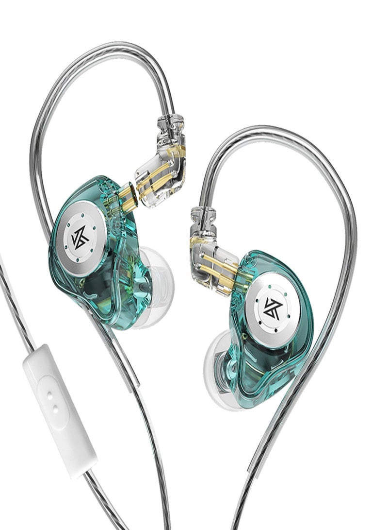 KZ EDX Pro In-Ear Stage Monitor Headphone - Dual Magnetic Dynamic Unit, Shock Bass, Comfortable Wired Earbuds with  Mic - Image 1